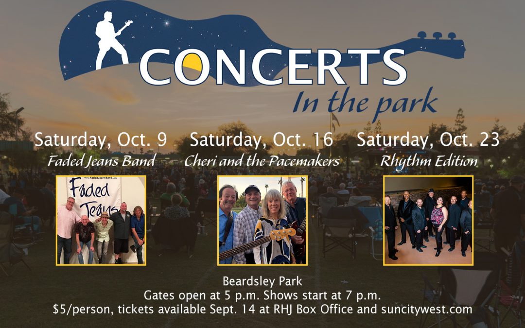 October 2021 Concerts in the Park