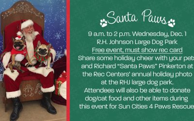 Santa Paws returns to R.H. Johnson Large Dog Park