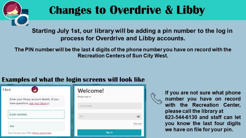 Changes to Overdrive and Libby