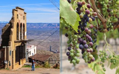 Copper Art Museum, Jerome, and Winetasting at Javelina Leap Vineyards