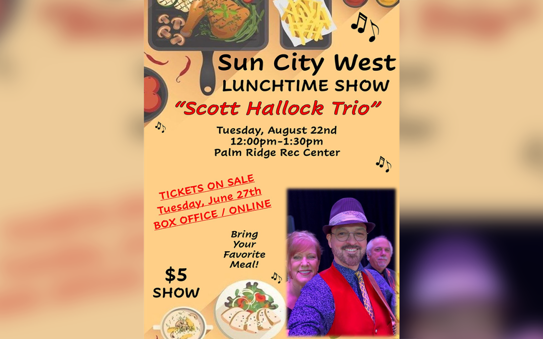 Lunchtime Show featuring the Scott Hallock Trio