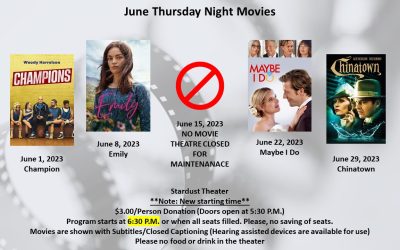 June Thursday Night Movies